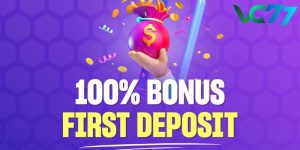First 100% bonus - all information needed to know